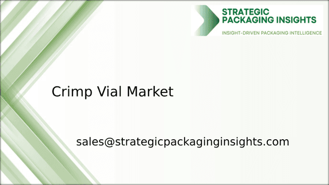 Crimp Vial Market Size, Future Growth and Forecast 2033