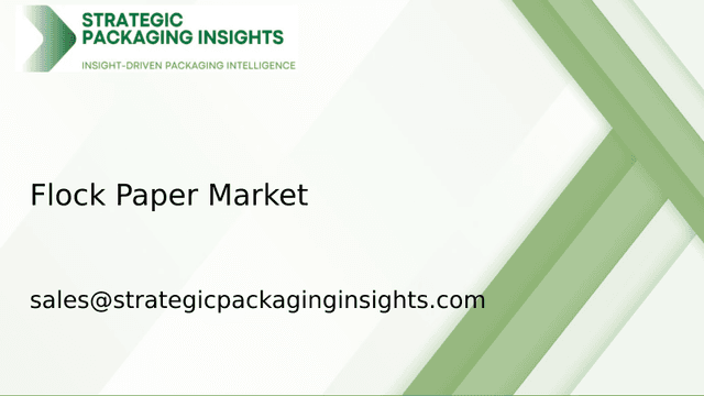 Flock Paper Market Size, Future Growth and Forecast 2033
