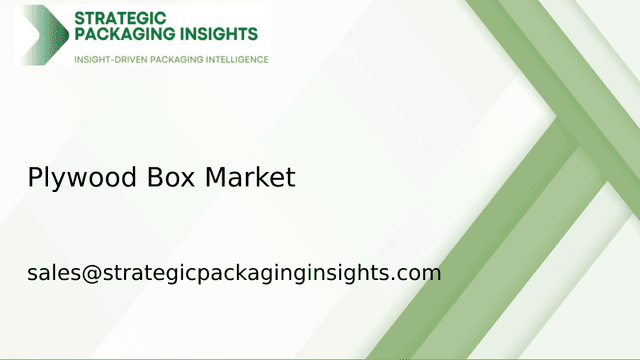 Plywood Box Market Size, Future Growth and Forecast 2033