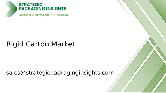 Rigid Carton Market Size, Future Growth and Forecast 2033