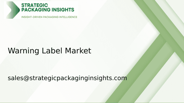 Warning Label Market Size, Future Growth and Forecast 2033