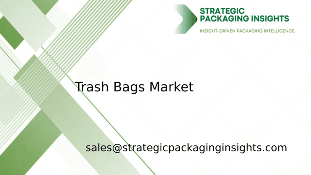 Trash Bags Market Size, Future Growth and Forecast 2033