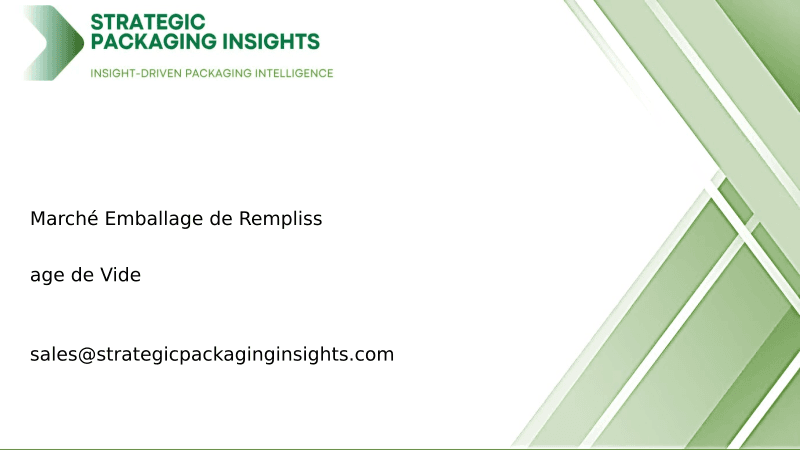 Taille du Marché de l'Emballage de Remplissage de Vide, Croissance Future et Prévisions 2034