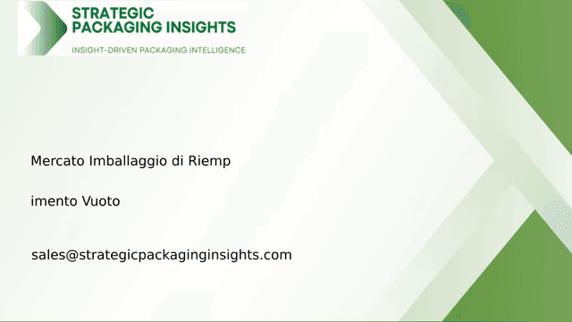 Dimensioni del Mercato dell'Imballaggio di Riempimento Vuoto, Crescita Futura e Previsioni 2034