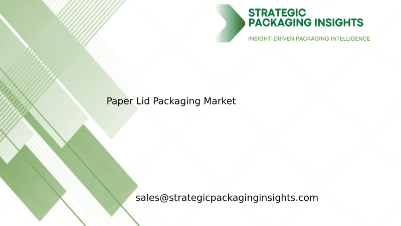 Paper Lid Packaging Market Size, Future Growth and Forecast 2033