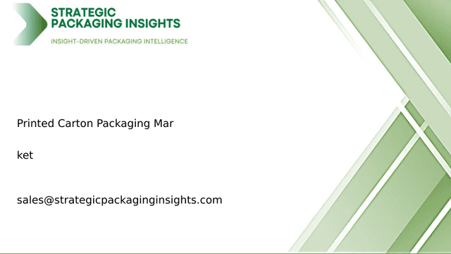 Printed Carton Packaging Market Size, Future Growth and Forecast 2033