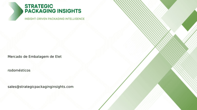 Tamanho do Mercado de Embalagem de Eletrodomésticos, Crescimento Futuro e Previsão 2033