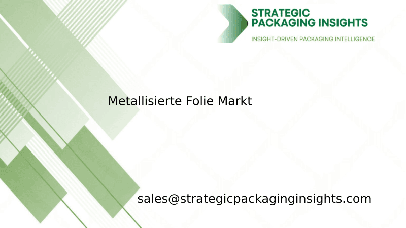 Marktgröße für metallisierte Folien, zukünftiges Wachstum und Prognose 2033
