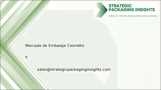 Tamaño del Mercado de Embalaje Cosmético, Crecimiento Futuro y Pronóstico 2033