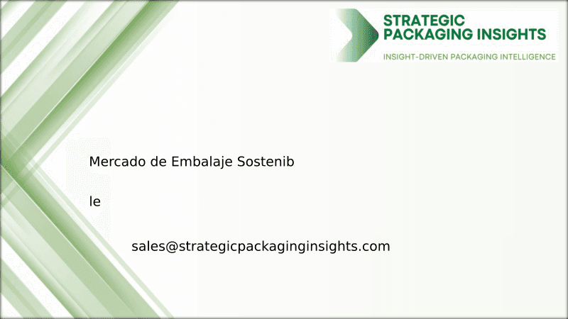 Tamaño del Mercado de Embalaje Sostenible, Crecimiento Futuro y Pronóstico 2033