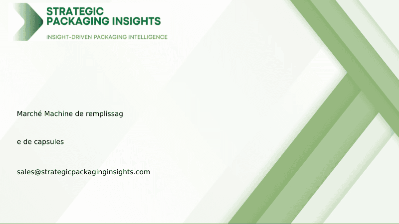 Taille du marché des machines de remplissage de capsules, croissance future et prévisions 2033
