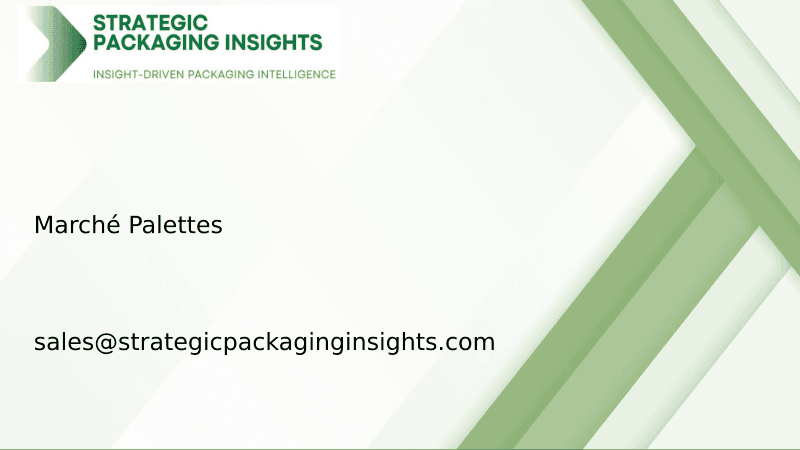 Taille du marché des palettes, croissance future et prévisions 2033