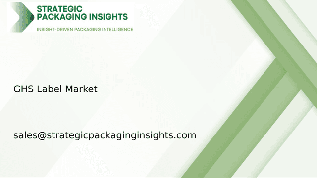 GHS Label Market Size, Future Growth and Forecast 2033