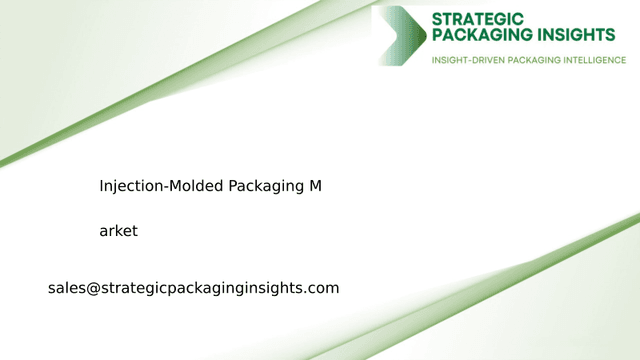 Injection-Molded Packaging Market Size, Future Growth and Forecast 2033
