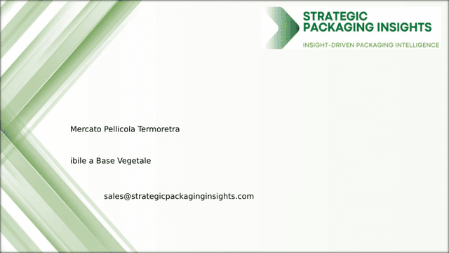 Dimensioni del Mercato della Pellicola Termoretraibile a Base Vegetale, Crescita Futura e Previsioni 2033