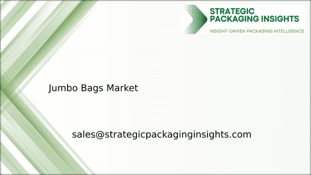 Jumbo Bags Market Size, Future Growth and Forecast 2033
