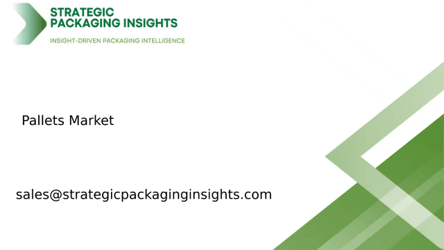 Pallets Market Size, Future Growth and Forecast 2033