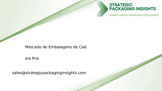 Tamanho do Mercado de Embalagens de Cadeia Fria, Crescimento Futuro e Previsão 2033