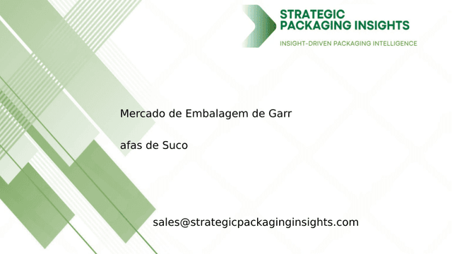 Tamanho do Mercado de Embalagem de Garrafas de Suco, Crescimento Futuro e Previsão 2033
