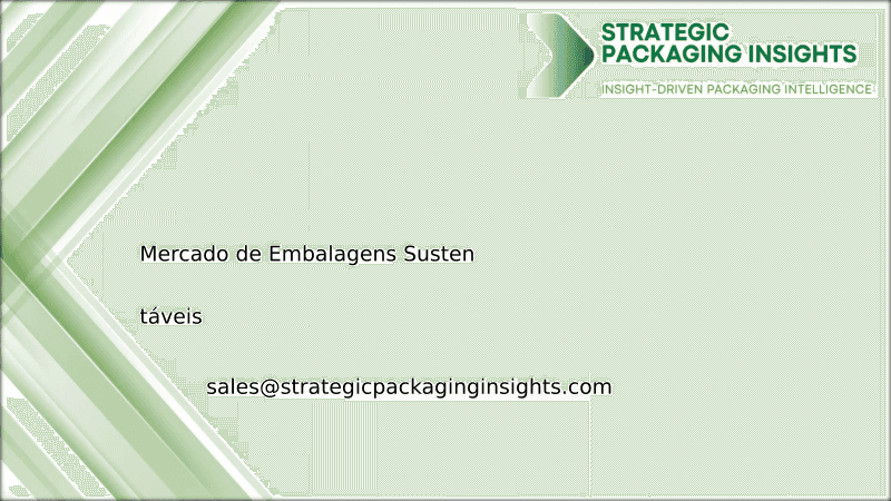 Tamanho do Mercado de Embalagens Sustentáveis, Crescimento Futuro e Previsão 2033