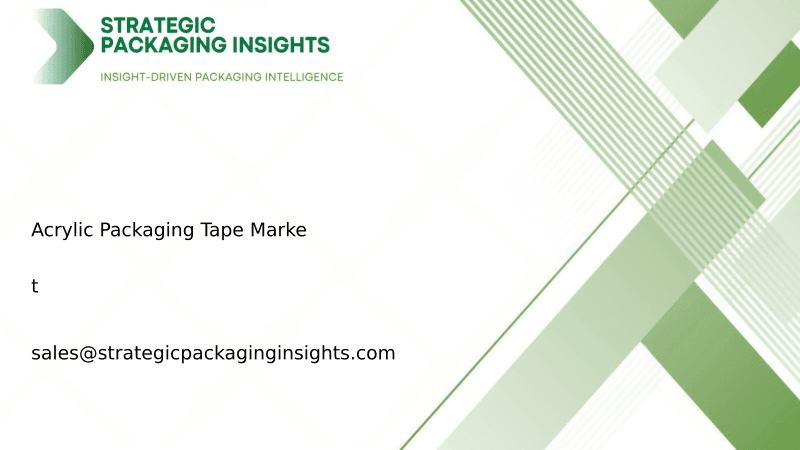 Acrylic Packaging Tape Market Size, Future Growth and Forecast 2033