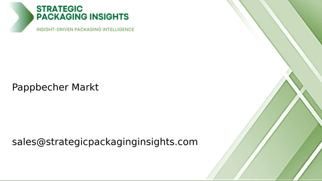 Marktgröße für Pappbecher, zukünftiges Wachstum und Prognose 2033