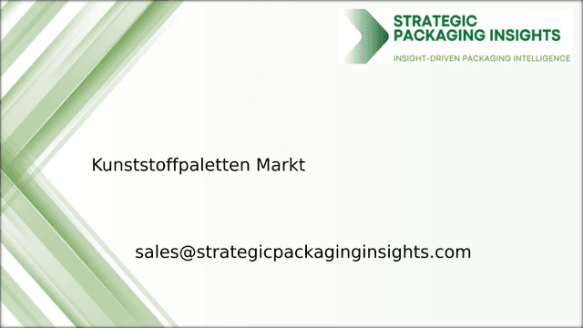 Marktgröße für Kunststoffpaletten, zukünftiges Wachstum und Prognose 2033
