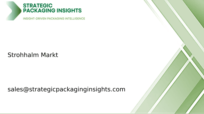 Marktgröße für Strohhalme, zukünftiges Wachstum und Prognose 2033