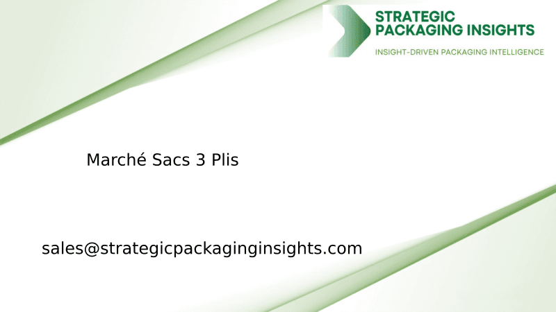 Taille du marché des sacs 3 plis, croissance future et prévisions 2033