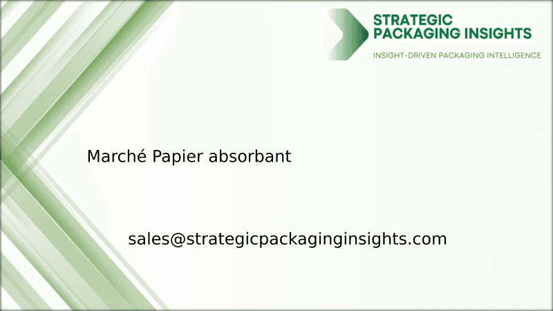 Taille du marché du papier absorbant, croissance future et prévisions 2033