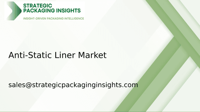 Anti-Static Liner Market Size, Future Growth and Forecast 2033 Anti-Static Liner Market Size, Future Growth and Forecast 2033