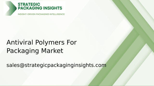 Antiviral Polymers For Packaging Market Size, Future Growth and Forecast 2033 Antiviral Polymers For Packaging Market Size, Future Growth and Forecast 2033