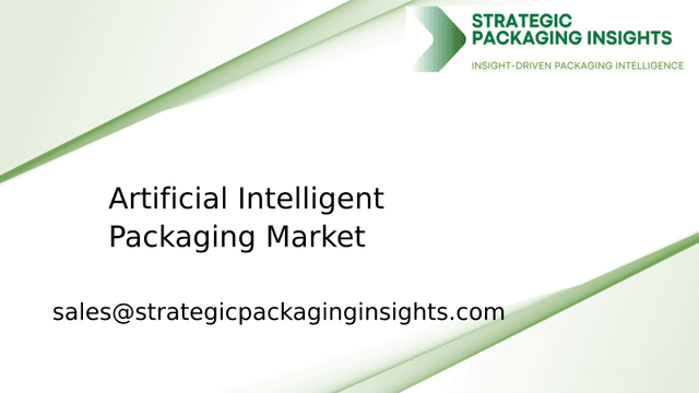 Artificial Intelligent Packaging Market Size, Future Growth and Forecast 2033 Artificial Intelligent Packaging Market Size, Future Growth and Forecast 2033