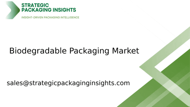 Biodegradable Packaging Market Size, Future Growth and Forecast 2033 Biodegradable Packaging Market Size, Future Growth and Forecast 2033