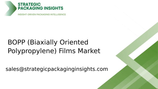 BOPP (Biaxially Oriented Polypropylene) Films Market Size, Future Growth and Forecast 2033 BOPP (Biaxially Oriented Polypropylene) Films Market Size, Future Growth and Forecast 2033