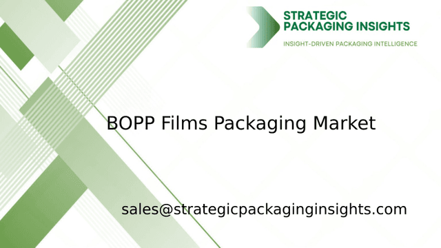 BOPP Films Packaging Market Size, Future Growth and Forecast 2033 BOPP Films Packaging Market Size, Future Growth and Forecast 2033