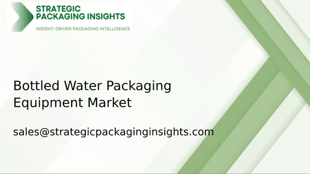 Bottled Water Packaging Equipment Market Size, Future Growth and Forecast 2033 Bottled Water Packaging Equipment Market Size, Future Growth and Forecast 2033