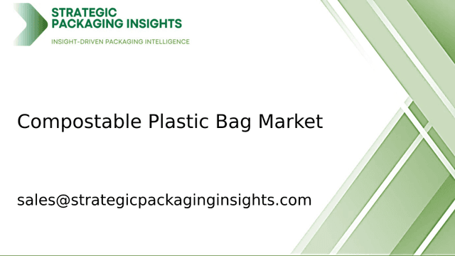 Compostable Plastic Bag Market Size, Future Growth and Forecast 2033 Compostable Plastic Bag Market Size, Future Growth and Forecast 2033