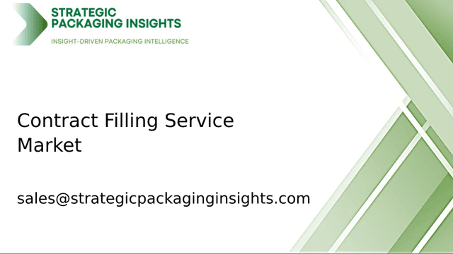 Contract Filling Service Market Size, Future Growth and Forecast 2033 Contract Filling Service Market Size, Future Growth and Forecast 2033