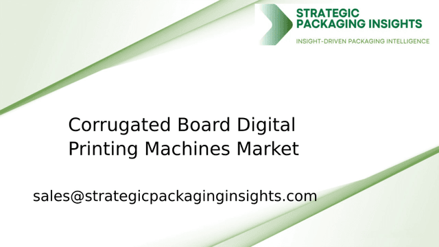 Corrugated Board Digital Printing Machines Market Size, Future Growth and Forecast 2033 Corrugated Board Digital Printing Machines Market Size, Future Growth and Forecast 2033