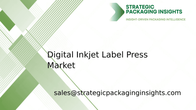 Digital Inkjet Label Press Market Size, Future Growth and Forecast 2033 Digital Inkjet Label Press Market Size, Future Growth and Forecast 2033