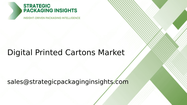 Digital Printed Cartons Market Size, Future Growth and Forecast 2033 Digital Printed Cartons Market Size, Future Growth and Forecast 2033