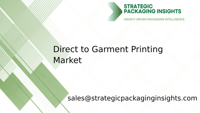 Direct to Garment Printing Market Size, Future Growth and Forecast 2033 Direct to Garment Printing Market Size, Future Growth and Forecast 2033