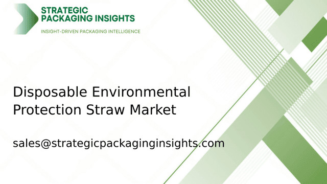 Disposable Environmental Protection Straw Market Size, Future Growth and Forecast 2033 Disposable Environmental Protection Straw Market Size, Future Growth and Forecast 2033