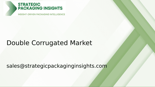Double Corrugated Market Size, Future Growth and Forecast 2033 Double Corrugated Market Size, Future Growth and Forecast 2033