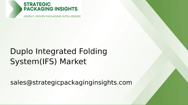 Duplo Integrated Folding System(IFS) Market Size, Future Growth and Forecast 2033 Duplo Integrated Folding System(IFS) Market Size, Future Growth and Forecast 2033
