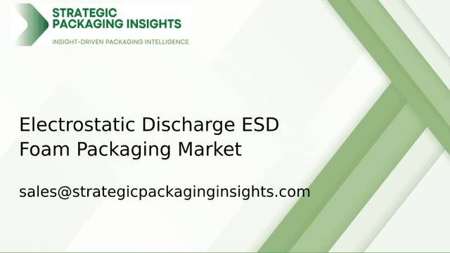 Electrostatic Discharge ESD Foam Packaging Market Size, Future Growth and Forecast 2033 Electrostatic Discharge ESD Foam Packaging Market Size, Future Growth and Forecast 2033
