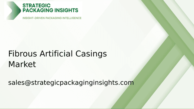 Fibrous Artificial Casings Market Size, Future Growth and Forecast 2033 Fibrous Artificial Casings Market Size, Future Growth and Forecast 2033