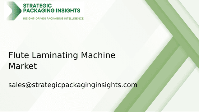 Flute Laminating Machine Market Size, Future Growth and Forecast 2033 Flute Laminating Machine Market Size, Future Growth and Forecast 2033