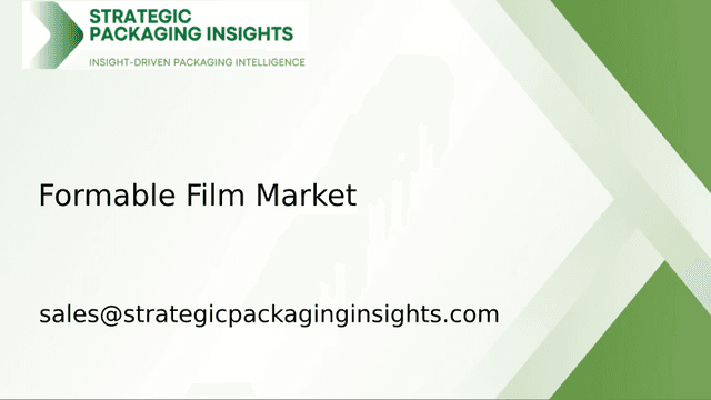 Formable Film Market Size, Future Growth and Forecast 2033 Formable Film Market Size, Future Growth and Forecast 2033
